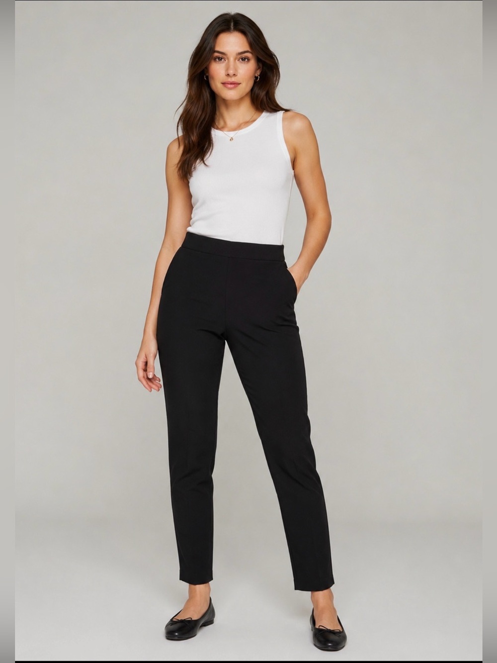 Forever 21 black straight skinny pants medium excellent condition not lined